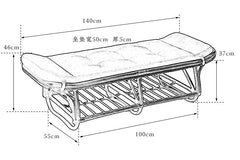 rattan daybed, rattan bench, handwoven rattan furniture, bamboo bench, natural rattan decor, rattan bedroom furniture, artisan rattan furniture, boho rattan bench, handcrafted rattan seating