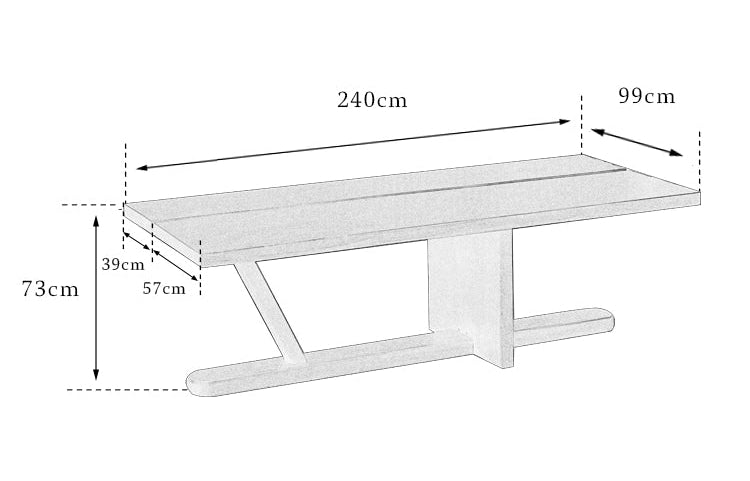 axis table, sculptural desk, solid wood desk, wood work table, modern minimalist furniture, handcrafted furniture, piexlculpt studio, wooden display table, long wooden table, wabi sabi furniture
