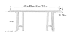 roku dining table, six leg dining table, sculptural wood table, solid wood work table, wabi sabi furniture, piexlculpt studio, japanese minimalist furniture, handcrafted oak table, solid wood rectangular table