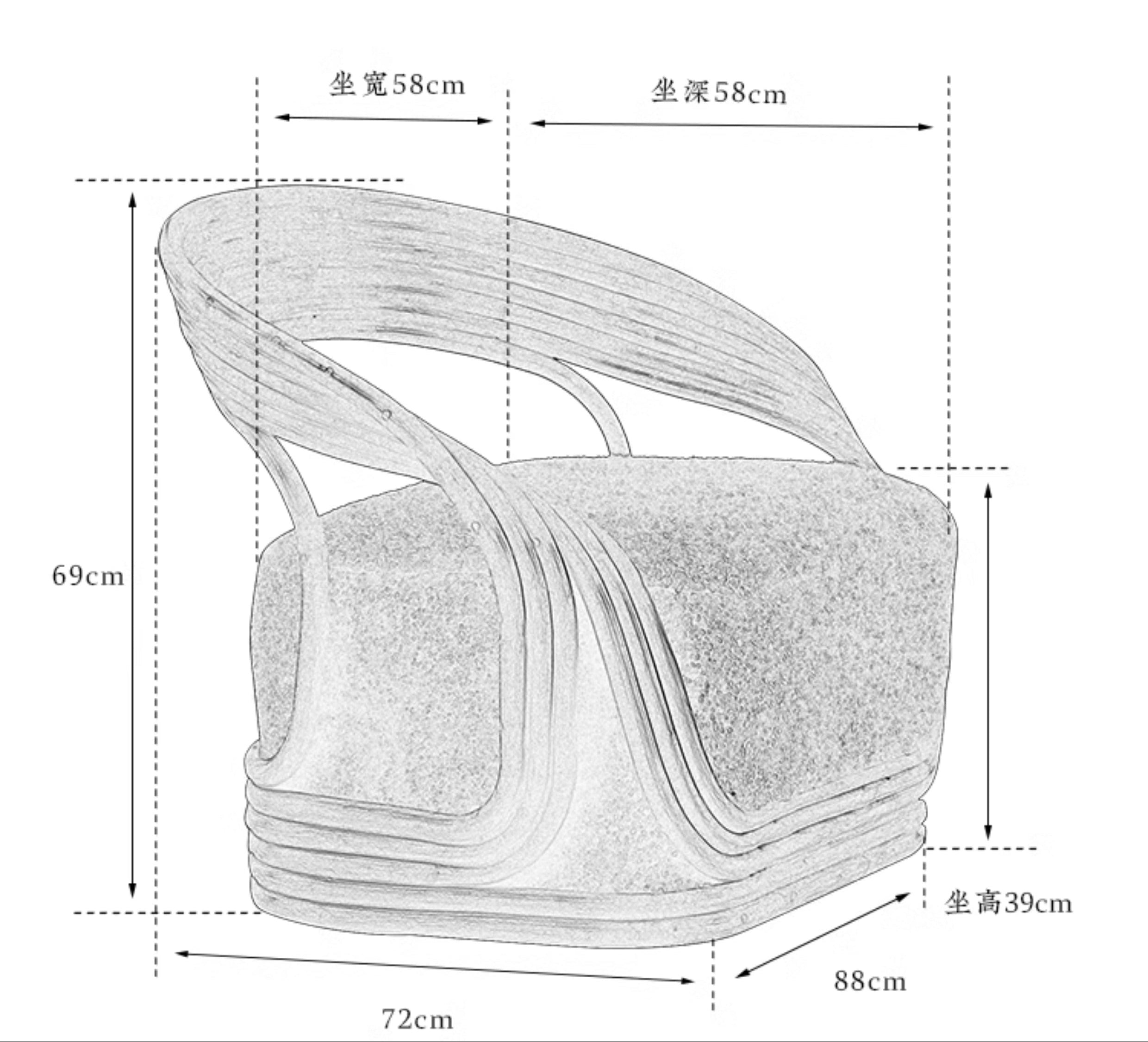 rattan lounge chair, designer rattan chair, handcrafted rattan furniture, modern accent chair, rattan armchair, handmade rattan seat, bohemian furniture, natural interior