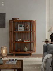 rattan furniture, handwoven rattan shelf, southeast asian furniture, wabi sabi rattan, cane bookshelf, tropical minimalist decor, handcrafted bamboo shelf, natural woven furniture, sustainable home decor, piexlculpt studio