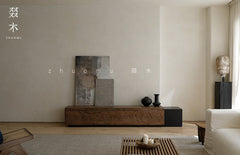 brutalist furniture, industrial wood console, low tv cabinet, japanese minimalist furniture, handcrafted media unit, reclaimed wood furniture, solid teak console, wabi sabi tv stand, modern industrial furniture