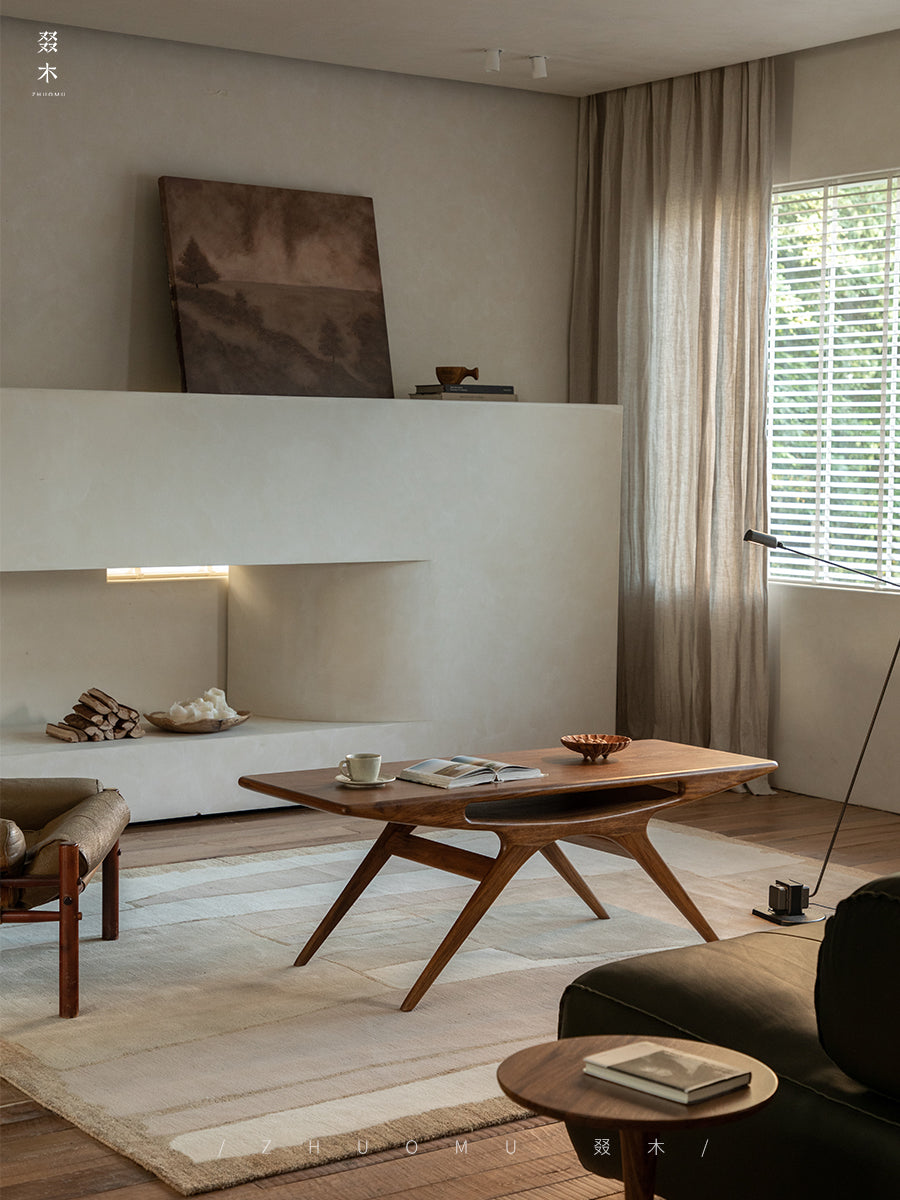 smile coffee table, mid century coffee table, solid wood table, handcrafted furniture, piexlculpt studio, organic form table, wooden coffee table, sculptural design furniture, wabi sabi furniture, minimalist wood furniture