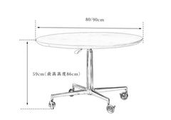 riku round table, adjustable wood table, solid wood modern furniture, japanese minimalist table, wabi sabi table, handcrafted table, piexlculpt studio, modern zen furniture, height adjustable table, multifunctional round desk