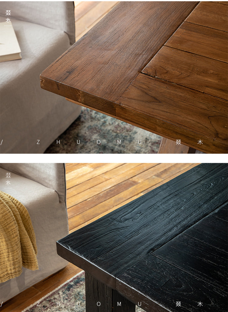 kaze dining table, solid teak table, large wood table, wabi sabi furniture, handcrafted wooden dining table, japanese minimalist table, piexlculpt studio, long teak table, zen furniture, natural wood conference table