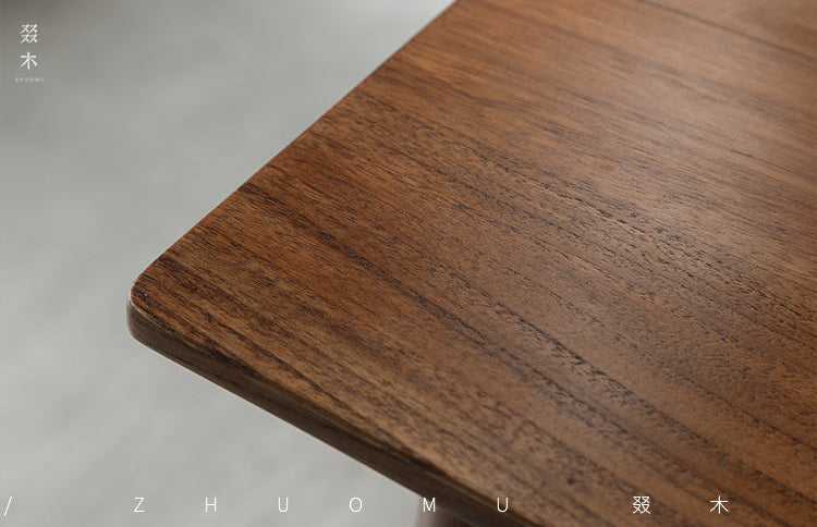 aru dining table, solid teak dining table, minimalist wood table, japanese wabi sabi furniture, handcrafted wooden table, piexlculpt studio, zen furniture, teak rectangular table, wooden work desk, modern wabi sabi decor