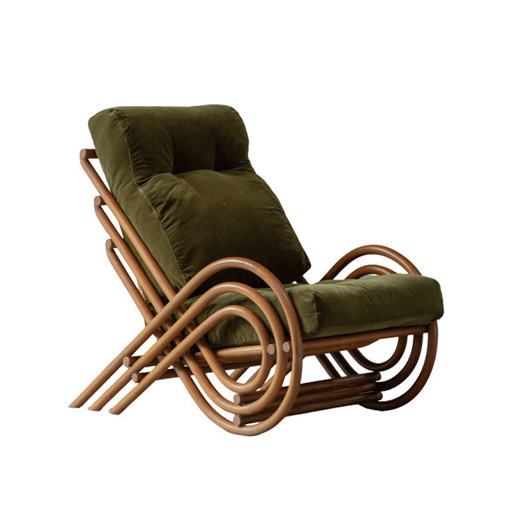 rattan lounge chair, rattan recliner, handwoven rattan chair, vintage rattan furniture, bamboo lounge chair, natural rattan seat, handmade rattan relax chair, boho rattan chair, southeast asian furniture, wabi-sabi decor