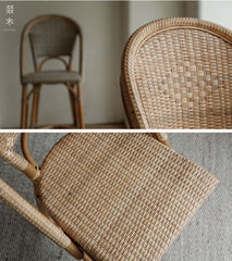 rattan bar chair, rattan high stool, rattan counter chair, natural rattan bar stool, handwoven rattan furniture, tropical bar chair, rattan island stool, bohemian bar stool, wicker high chair