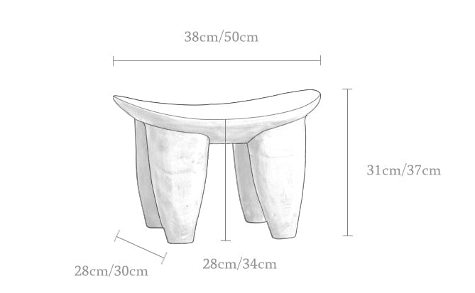 senufo stool, milk stool, african wooden stool, handcarved solid wood stool, wabi sabi furniture, minimalist wood decor, handcrafted accent stool, tribal design furniture, piexlculpt studio, small wood bench