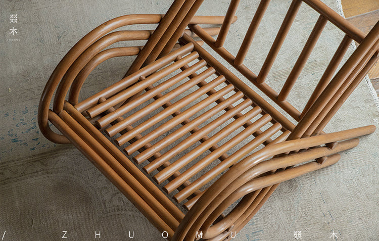 rattan lounge chair, rattan recliner, handwoven rattan chair, vintage rattan furniture, bamboo lounge chair, natural rattan seat, handmade rattan relax chair, boho rattan chair, southeast asian furniture, wabi-sabi decor