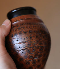 Bamboo Root Tea Caddy