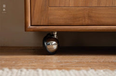 teak bookshelf, rolling cabinet, movable wood shelf, solid teak furniture, mid century furniture, teak storage cabinet, wooden bookshelf with wheels, handcrafted teak furniture, indonesian teak cabinet, piexlculpt studio
