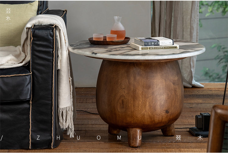 organic timber pillar, solid wood pedestal stand, rustic display table, handcrafted wooden pedestal, natural wood furniture, minimalist timber accent, wabi-sabi furniture, Piexlculpt studio