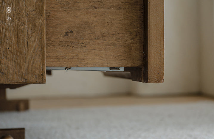 solid wood TV console, handcrafted media cabinet, minimalist TV stand, reclaimed wood furniture, artisan TV unit, japanese scandi furniture, wabi-sabi console, modern wood sideboard, low wood cabinet