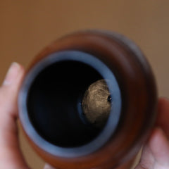 Bamboo Root Tea Caddy