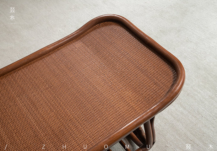 rattan daybed, rattan bench, handwoven rattan furniture, bamboo bench, natural rattan decor, rattan bedroom furniture, artisan rattan furniture, boho rattan bench, handcrafted rattan seating