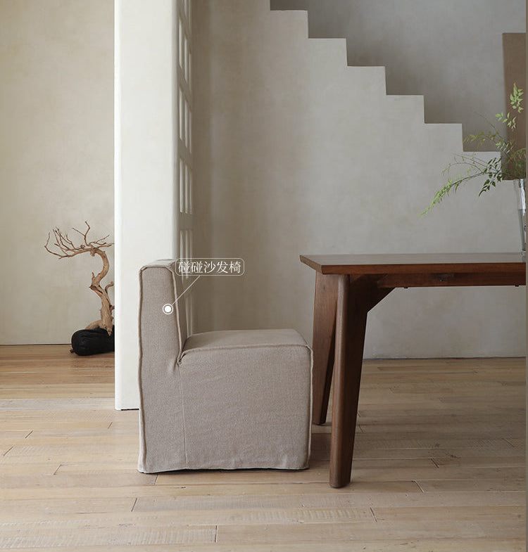 tomo dining table, solid wood dining table, japanese minimalist table, wabi sabi furniture, handcrafted wood table, zen furniture, piexlculpt studio, long oak table, rustic wooden dining table, modern japanese design