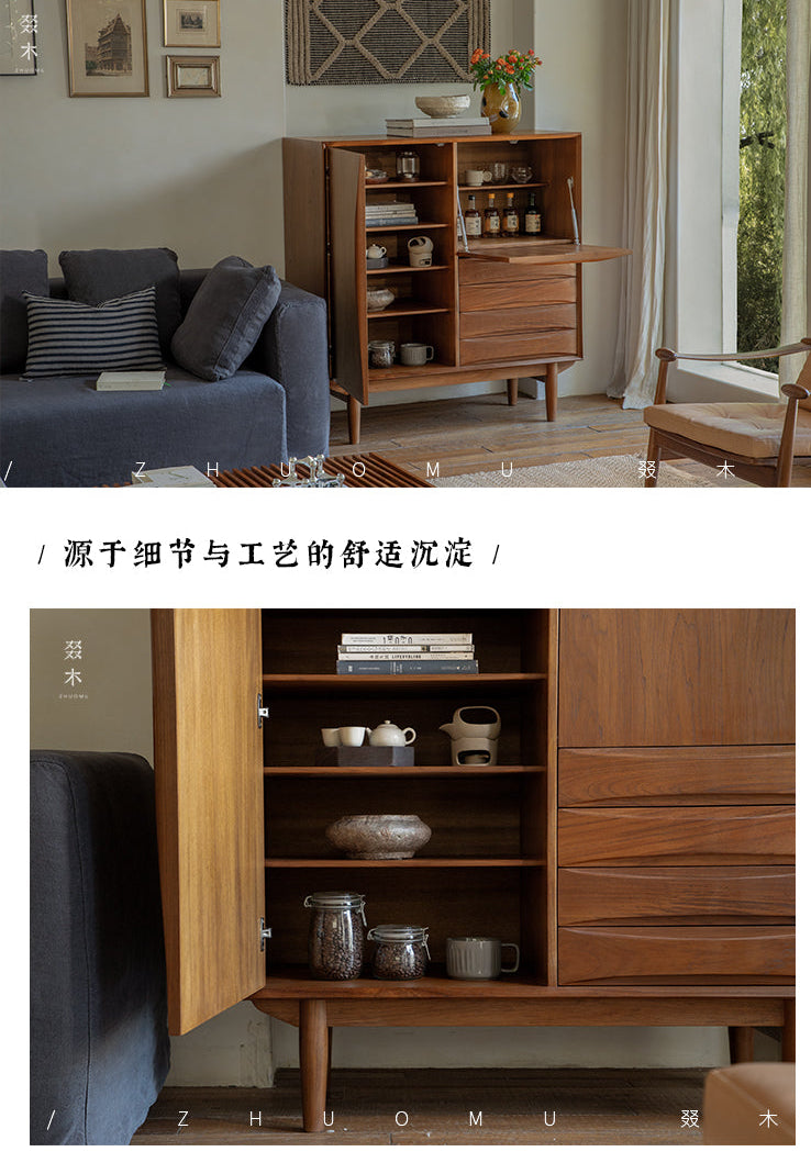 mid century tall cabinet, teak storage cabinet, danish modern furniture, solid teak credenza, handcrafted wood furniture, mcm storage unit, vertical teak cabinet, minimalist wood cabinet, solid wood furniture