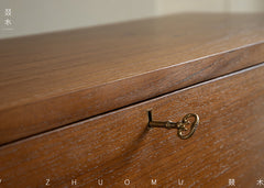 mid century secretary desk, teak writing cabinet, danish modern furniture, mcm teak desk, handcrafted wood furniture, vintage writing bureau, solid wood secretary desk, scandinavian teak furniture, minimalist wood desk