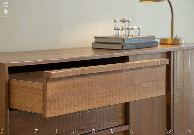 reclaimed wood sideboard, wabi sabi cabinet, japanese wood furniture, handcrafted sideboard, minimalist buffet cabinet, solid wood credenza, sustainable teak furniture, mid century storage, piexlculpt furniture