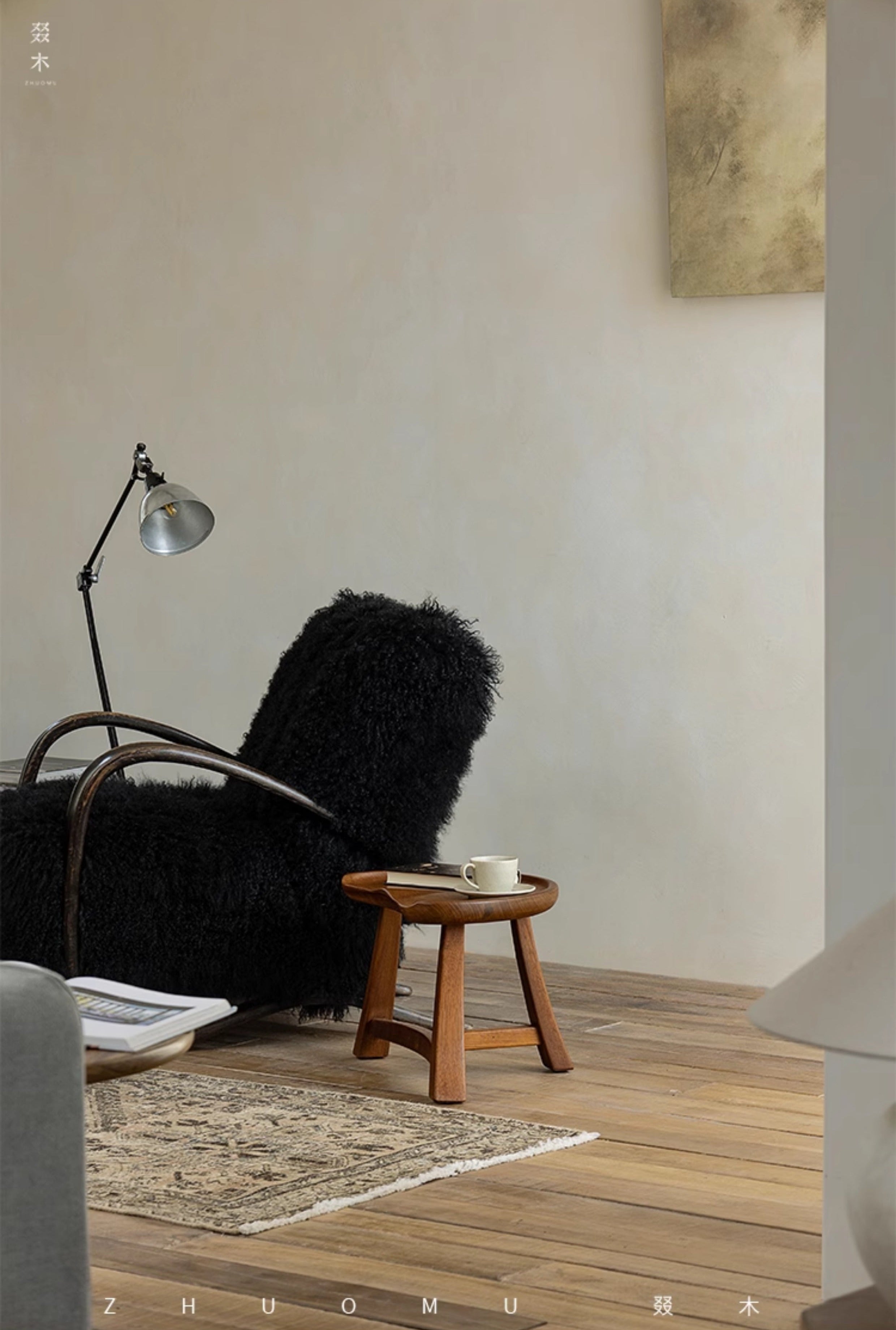 tamu stool, handcarved wooden stool, wabi sabi furniture, minimalist stool, japanese furniture, sculptural wood stool, handmade wooden furniture, accent stool, piexlculpt studio, modern rustic decor