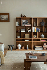 modular shelf, teak bookshelf, stackable furniture, solid wood modular system, teak storage cabinet, mid century shelf, teak modular furniture, handcrafted furniture, minimalist bookshelf, piexlculpt studio