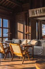 Chandigarh chair, rattan wood furniture, modernist wooden furniture, handwoven armchair, solid wood dining chair, minimalist home decor, mid-century design