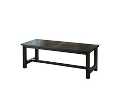 kaze dining table, solid teak table, large wood table, wabi sabi furniture, handcrafted wooden dining table, japanese minimalist table, piexlculpt studio, long teak table, zen furniture, natural wood conference table