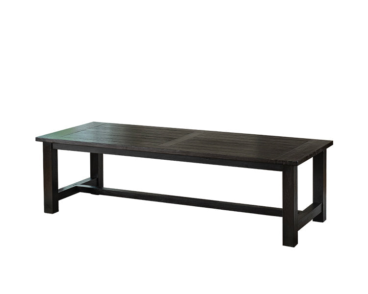 kaze dining table, solid teak table, large wood table, wabi sabi furniture, handcrafted wooden dining table, japanese minimalist table, piexlculpt studio, long teak table, zen furniture, natural wood conference table