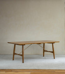 asa dining table, solid teak table, wabi sabi furniture, japanese minimalist dining table, handcrafted wood table, scandinavian furniture, piexlculpt studio, modern teak table, zen interior furniture, long wood dining table