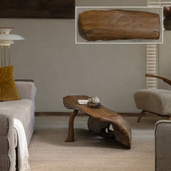 yugen coffee table, natural wood coffee table, live edge table, wabi sabi furniture, handcrafted organic wood furniture, piexlculpt studio, japanese minimalist decor, solid wood tea table, unique wood sculpture, zen living furniture