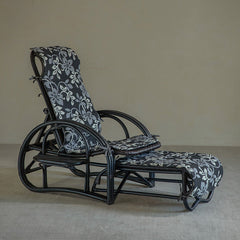 rattan recliner, rattan lounge chair, handwoven rattan furniture, vintage rattan chair, bamboo recliner, natural rattan seat, handcrafted rattan lounger, boho rattan furniture, southeast asian furniture