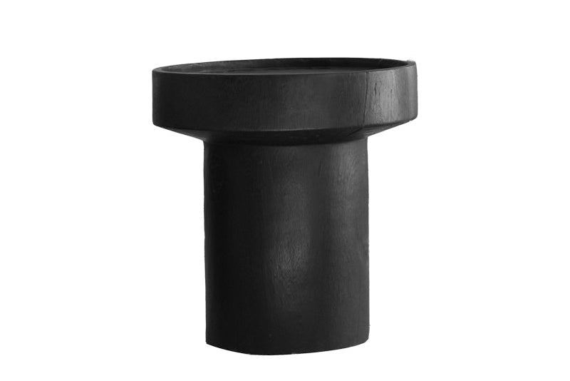 inkan side table, sculptural coffee table, solid wood side table, wabi sabi furniture, piexlculpt studio, japanese minimalist decor, wooden accent table, zen interior table, handcrafted wood furniture, round sculptural table