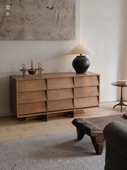 solid wood cabinet, reclaimed wood sideboard, vintage wood furniture, handmade wood storage, rustic sideboard, wabi-sabi furniture, reclaimed timber furniture, artisan wood cabinet, boho wood decor