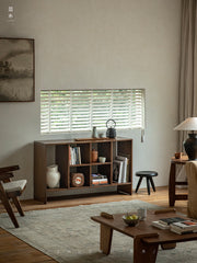 chandigarh furniture, mid century open shelf, teak storage cabinet, le corbusier furniture, handcrafted wood shelf, architectural furniture, teak bookshelf, minimalist solid wood furniture, modular teak unit