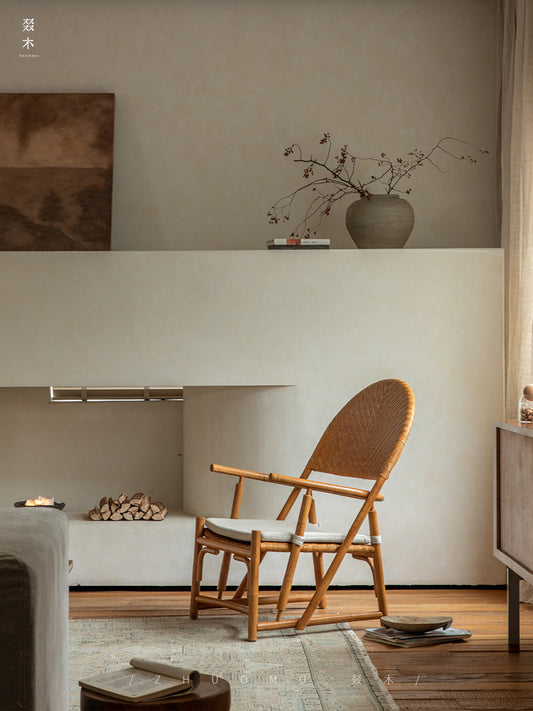 rattan loveseat, rattan sofa, rattan daybed, handwoven rattan furniture, natural rattan couch, double seat sofa, bohemian interior design, handcrafted lounge furniture