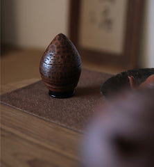 Bamboo Root Tea Caddy