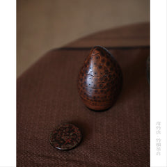 Bamboo Root Tea Caddy