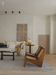 Chandigarh chair, rattan wood furniture, modernist wooden furniture, handwoven armchair, solid wood dining chair, minimalist home decor, mid-century design