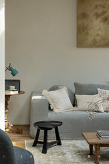 tamu stool, handcarved wooden stool, wabi sabi furniture, minimalist stool, japanese furniture, sculptural wood stool, handmade wooden furniture, accent stool, piexlculpt studio, modern rustic decor