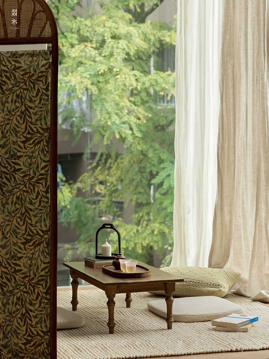 haru tea table, solid wood low table, japanese wabi sabi furniture, handcrafted tea table, minimalist wooden table, zen furniture, piexlculpt studio, meditation table, rustic teak low table, japanese style tea furniture