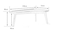 crescent coffee table, asymmetric table, solid wood furniture, handcrafted wood table, sculptural coffee table, organic furniture, wabi sabi furniture, minimalist furniture, piexlculpt studio