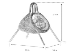 rattan magazine basket, rattan storage holder, handwoven organizer, natural rattan decor, rattan magazine rack, woven home accessories, handcrafted storage basket