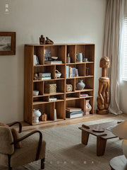 modular shelf, teak bookshelf, stackable furniture, solid wood modular system, teak storage cabinet, mid century shelf, teak modular furniture, handcrafted furniture, minimalist bookshelf, piexlculpt studio