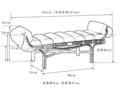 rattan daybed, rattan lounge bench, handwoven rattan furniture, bamboo daybed, double rattan chaise, artisan rattan furniture, natural rattan decor, wabi-sabi furniture, boho rattan bench