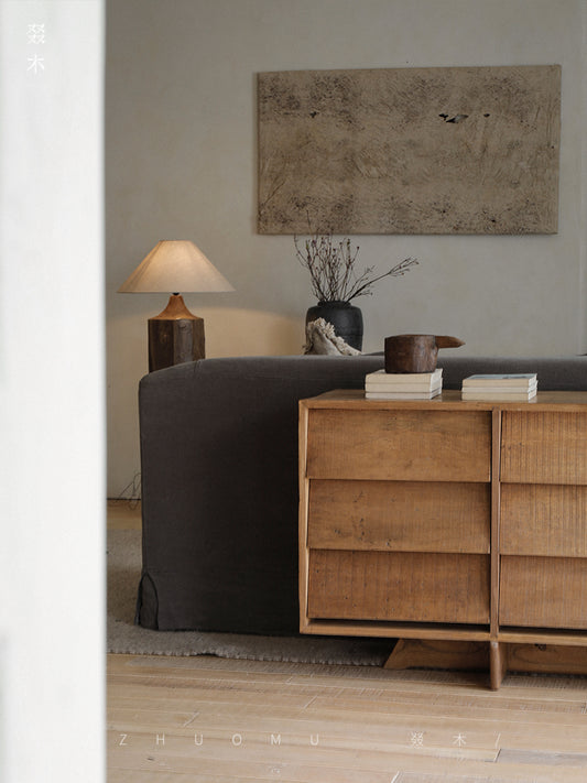 solid wood cabinet, reclaimed wood sideboard, vintage wood furniture, handmade wood storage, rustic sideboard, wabi-sabi furniture, reclaimed timber furniture, artisan wood cabinet, boho wood decor