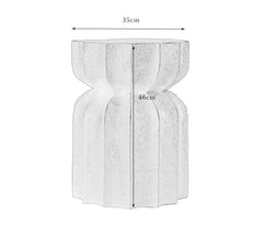 wood side table, solid wood accent table, carved wooden end table, handmade wood furniture, rustic wood nightstand, natural wood decor, modern artisan furniture, wooden pedestal table