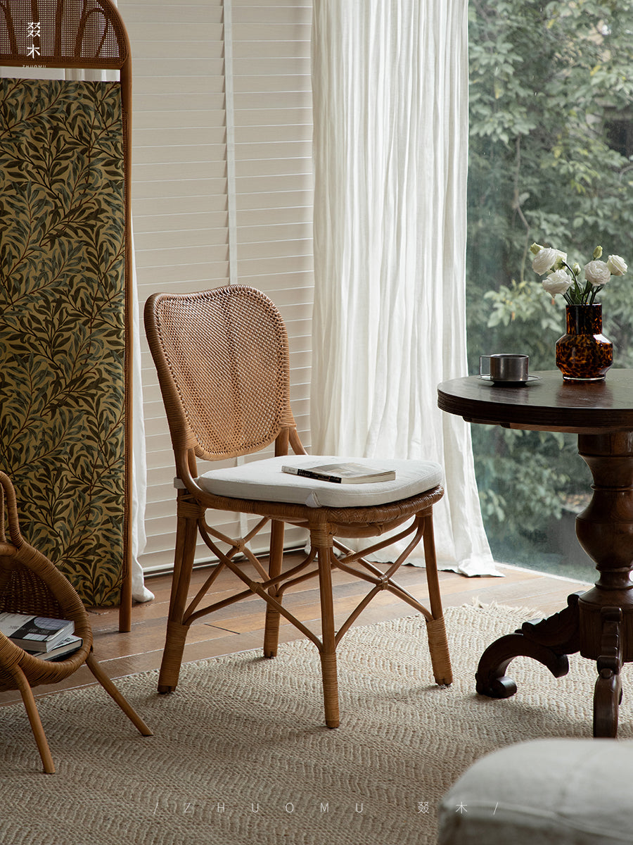 handcrafted rattan furniture, artisan bamboo chair, tropical rattan decor, natural rattan collection, handmade bamboo furniture, sustainable rattan furniture, Piexlculpt Studio, tropical home decor, custom rattan furniture, lifetime care furniture