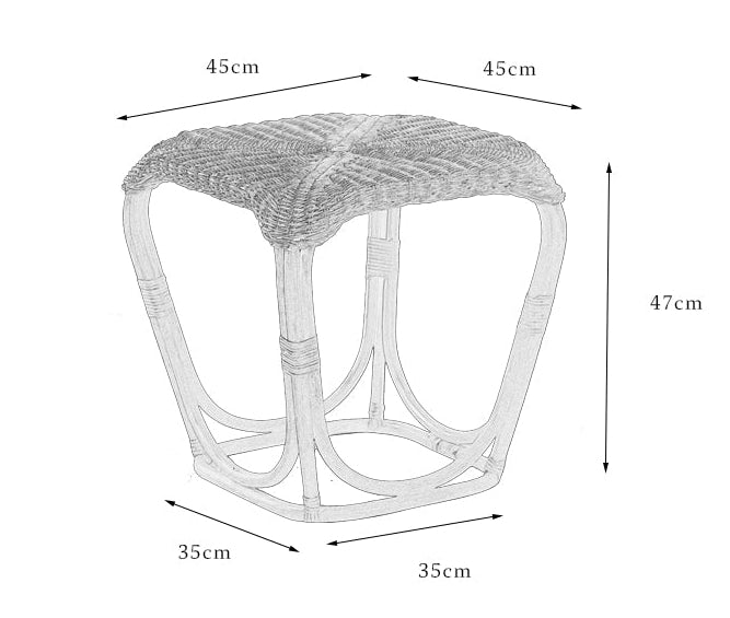 rattan side table, rattan end table, handwoven rattan stool, natural rattan furniture, minimalist rattan table, bamboo accent table, handmade rattan decor, boho rattan furniture, japanese wabi-sabi decor, artisan rattan stool