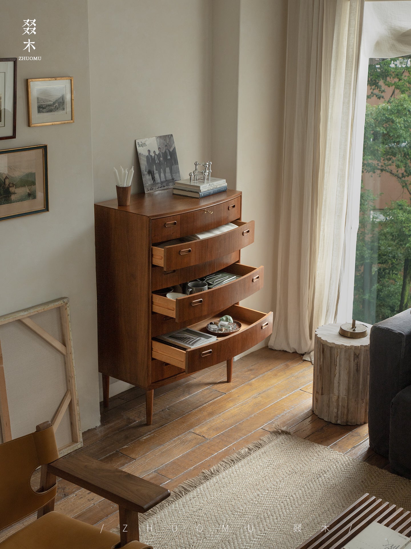teak dresser, seven drawer chest, mid century furniture, solid teak cabinet, teak chest of drawers, danish modern storage, teak tall dresser, handcrafted wood furniture, piexl sculpt studio
